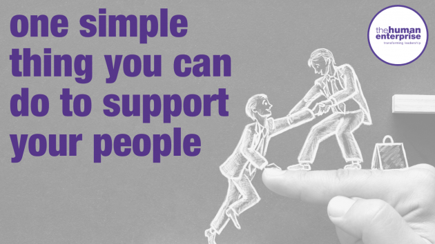 One simple thing you can do | Leadership Skills Training Sydney | the human enterprise